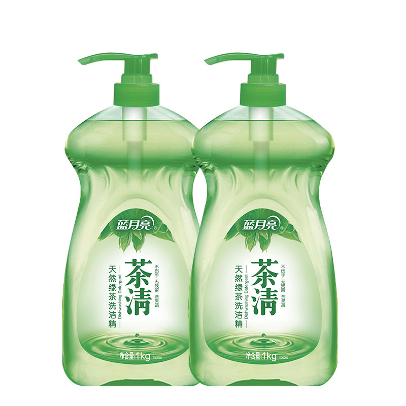 蓝月亮1kg绿茶洗洁精*2