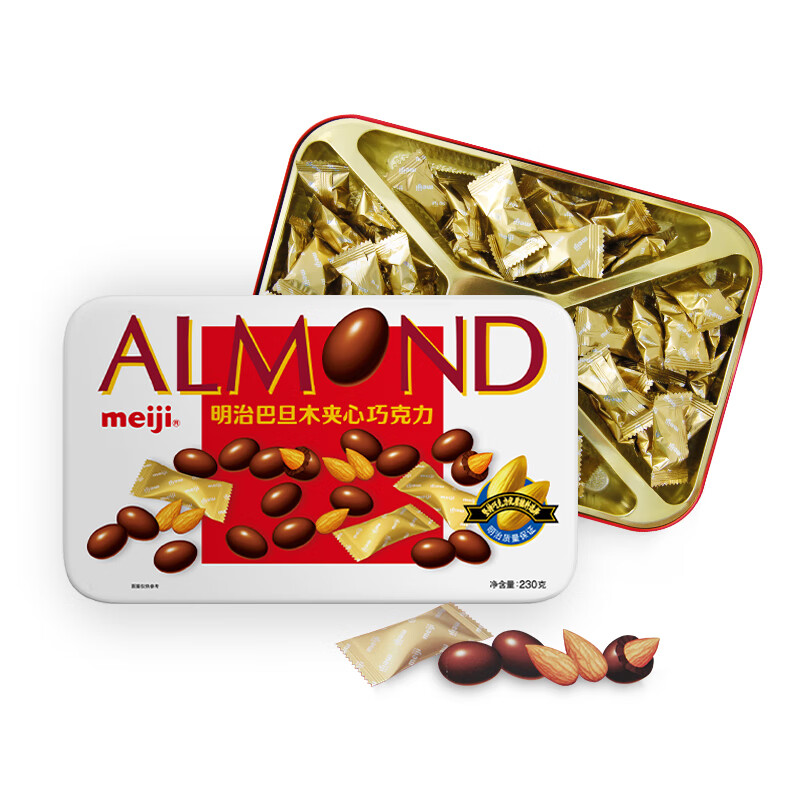 明治巴旦木夹心巧克力（精装）230克