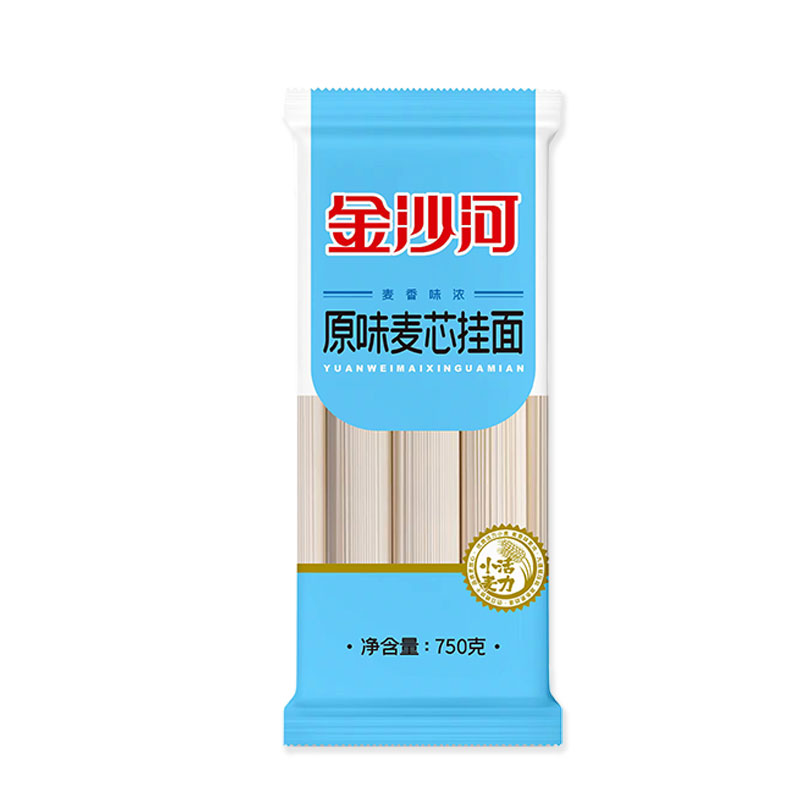金沙河原味麦芯挂面750g/袋
