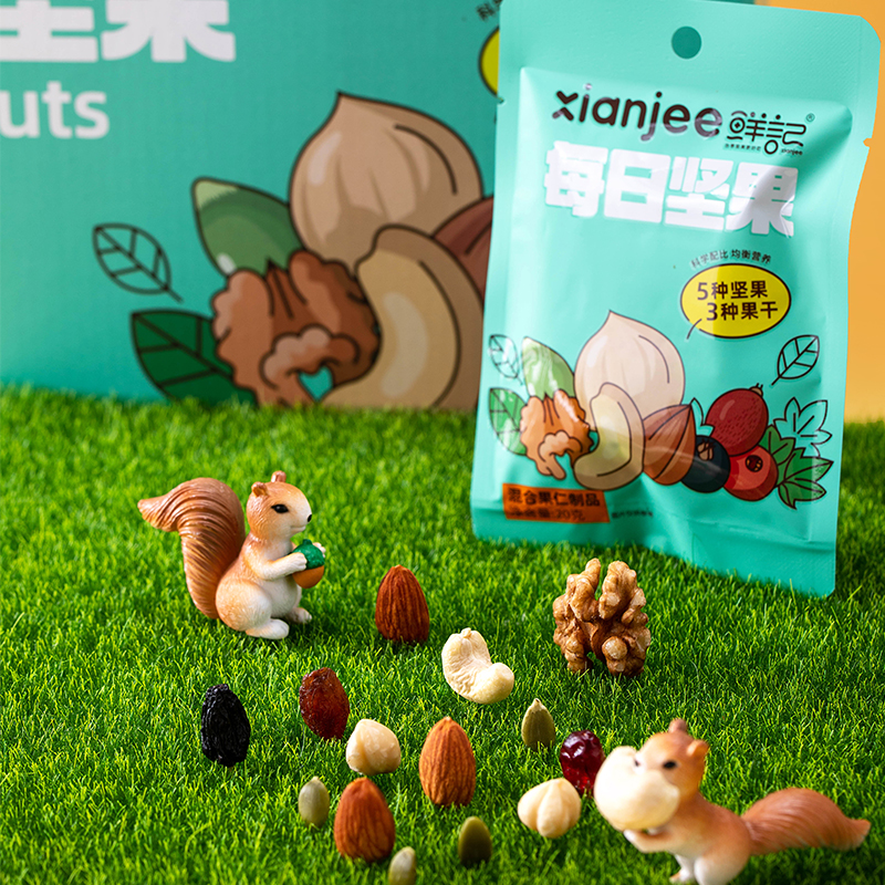 鲜记 每日坚果600g/盒