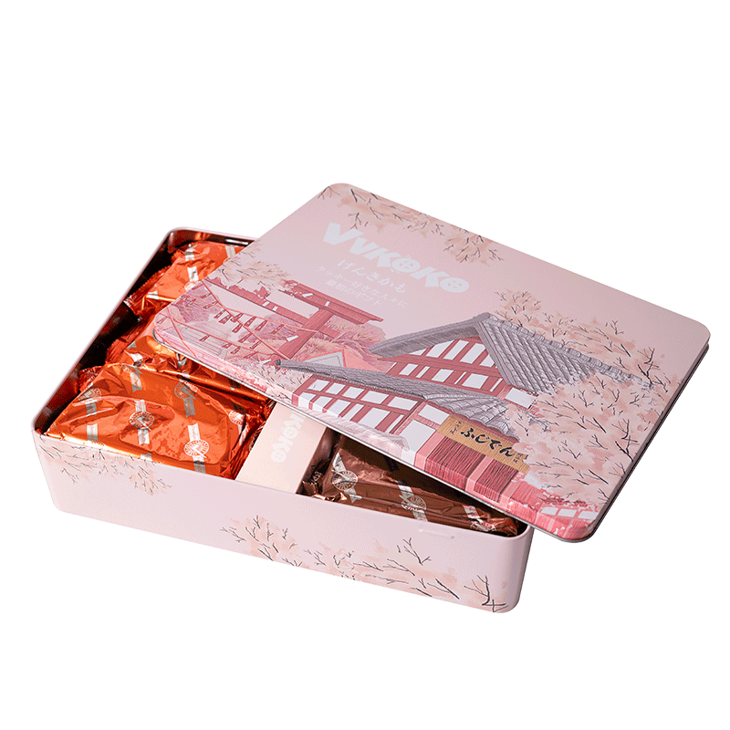 VVKOKO京之映象礼盒装饼干  （巧克力曲奇饼干360g+奶酪味爆浆注心卷（饼干）300g）