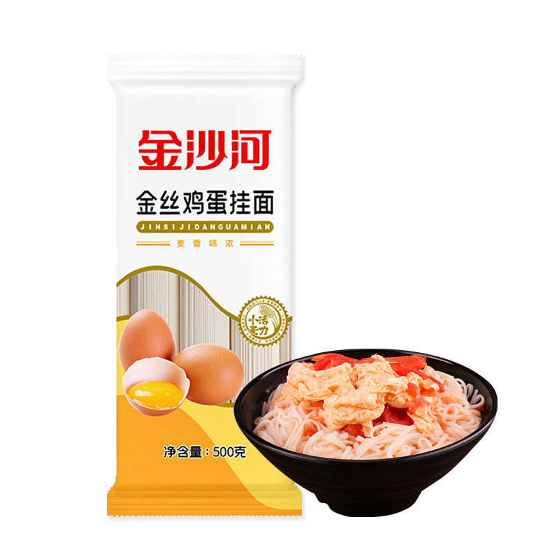 金沙河金丝鸡蛋挂挂面500g/袋