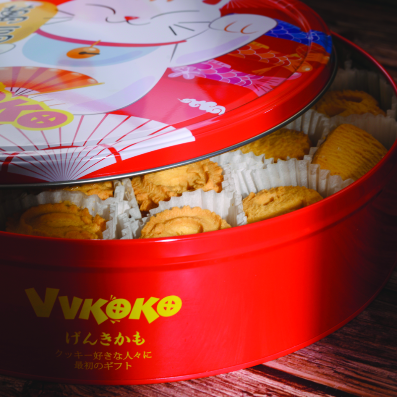 VVKOKO宝万招彩猫牛奶味曲奇饼干454g