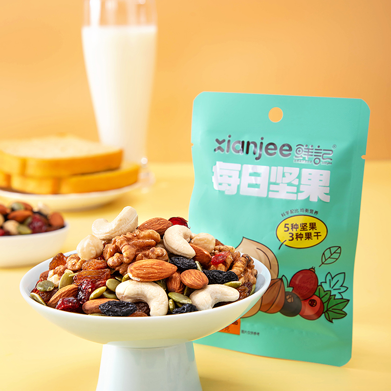 鲜记 每日坚果600g/盒